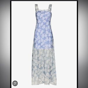 Sir the label Anais maxi dress blue